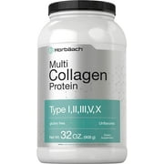 Multi Collagen Protein Powder 32 oz | Type I, II, III, V, X | by Horbaach