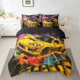 thumbnail image 2 of Erosebridal Fast Car Bedding Sets Twin Size,Extreme Sports Comforter Sets with Sheets,Racing Car Bed in a Bag Twin size,Breathable Car Theme Bedroom Decorative,Reversible,7-Piece, 2 of 6