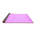 thumbnail image 2 of Ahgly Company Indoor Rectangle Solid Purple Modern Area Rugs, 2' x 4', 2 of 4