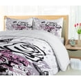 thumbnail image 5 of Ambesonne Rose Duvet Cover Set, Abstract Butterflies Love, 2-Calking, Pale Mauve Pink, 5 of 7