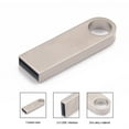 thumbnail image 4 of 2TB usb flash drives usb stick Waterproof Metal key USB flash drive Color:Silver 2TB, 4 of 8