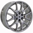 thumbnail image 4 of OE Wheels CA12 20 Inch Rim Fits SRX Style 6x120 20x8 Chrome - Hollander 4709 (1), 4 of 5