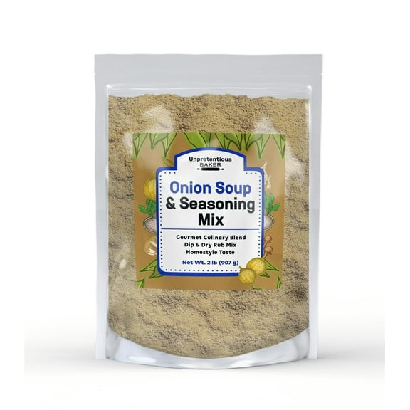 Unpretentious Onion Soup & Seasoning Mix, 2 lb, Gourmet Culinary Blend, Great for Soups & Dips