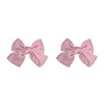 thumbnail image 3 of Bandeau Grand pour Cheveux, Pince à Ressort, Nœud Réglable, Multicolore, Sans Accroc, Porte-Queue, Épingles à Cheveux, Chouchous pour Filles, Rose Clair, 2Ensemble, 3 of 6