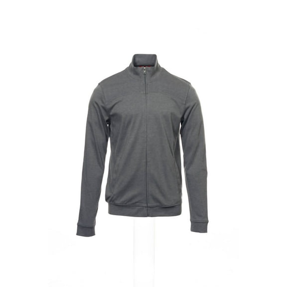 Alfani Red Gray Heather Full Zip Sweatshirt , Size Small