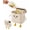 #B, variant on Cartoon Trash Can, Small Cute Wall Mounted Kitchen Trash with Lid 2.4Gall/9L Leak-Proof Space Saving Decorative Waste Garbage Trash for Kitchens Bathrooms Offices