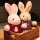 thumbnail image 5 of Conejo de peluche de 40cm para niños, juguete suave con capucha, almohada, regalo de cumpleaños, 5 of 5