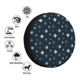 thumbnail image 4 of Fotbe Christmas Snowflakes1 Funda de Llanta de Repuesto con Estampado, Engrosada, Ajuste Universal para Jeep, Remolque, RV, SUV, Camión-16 inch, 4 of 6
