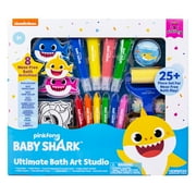 Baby Shark Ultimate Bath Art Studio, Bath Toys & Paints For Ages 3+