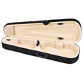 thumbnail image 1 of Estuche para violín Profesional 4/4 de tamaño completo violín Triángulo caja de caja de forma dura y super ligero con correas de hombro Beige Abody  Estuche para violín, 1 of 6