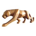 thumbnail image 1 of Leopardo, Figurita De Animal, Estilo Geométrico, Artesanía De Resina, Animal, Hogar, Sala De Estar, Decoraciones, Adornos De Escultura De Leopardo Methold HA044459-05, 1 of 6