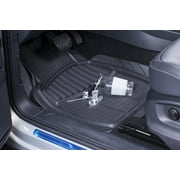 Auto Drive 4PC PREMIUM RUBBER CAR MAT TOLL BLACK- Universal Fit for Cars, Trucks,202WM35