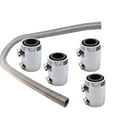 thumbnail image 2 of OTTULUR Universal 48" Stainless Steel Radiator Flexible Coolant Water Hose with Caps Kit, 2 of 8