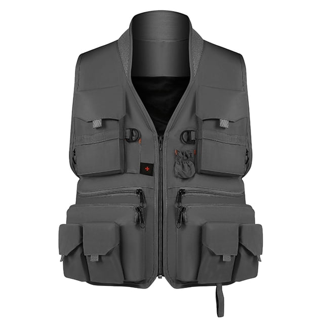 Chaleco de Trabajo Sin Mangas Sunnimix Gris XL
