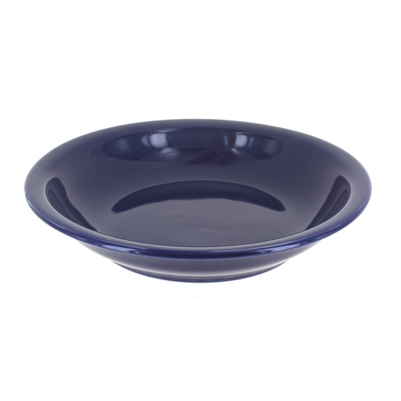Blue Rose Polish Pottery Cobalt Soup Plate