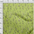 thumbnail image 2 of oneOone Cotton Flex Lime Fabric Leaves & Floral Artistic Sewing Fabric By The Yard Printed Diy Clothing Sewing Supplies 40 Inch Wide, 2 of 4