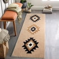 thumbnail image 3 of HAHDAXIA Boho Bathroom Rug Runner 24x60 Long Bath Mat for Bathroom Bedroom Hallway Kitchen Shower Luxury Soft Absorbent Large Carpet Runner Moroccan Geometric Farmhouse Neutral Home Decor, Cr, 3 of 7