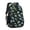 Alien and UFO, variant on Alien Peace Sign Black Pattern Backpack for School, Cute School Bag with Adjustable Shoulder Straps and Padded Back, 16.9"x12.6"x5.9"