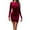 Red, variant on Women Autumn Winter Casual Comfortable Solid Color O-Neck Slim Fit Long Sleeve Dress Boho Sundress Dresses For Women 2025 Elegant Classy