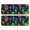 Rainbow Mushroom Neon, variant on Kitchen Rugs Sets Of 2,Rainbow Mushroom Neon Black Pattern Anti Fatigue Kitchen Mat Rugs Non Slip Washable,Decorative Kitchen Floor Mats for Kitchen,Sink,Laundry,17"x47" 17"x47"