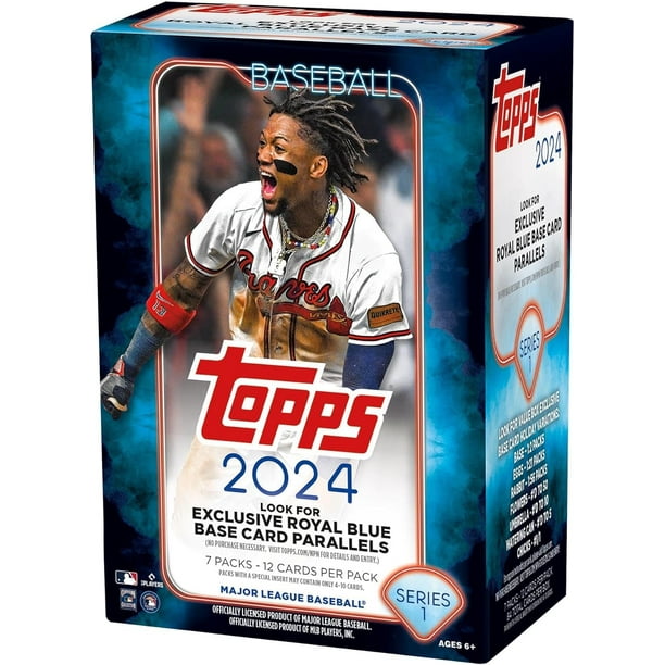 Caja de Valor de Béisbol Topps Serie 1 2024 con 7 Paquetes y 84 Cartas