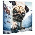 thumbnail image 2 of Empire Art Direct Pug Frameless Free Floating Tempered Glass Panel Graphic Dog Wall Art, 16" x 20" x 0.2", Ready to Hang, 2 of 9