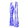 thumbnail image 5 of PIMSSY Men Pants Slim Glossy Straight Lit Casual Trousers Everyday Modern Fit Breathable Comfort Male Leisure Solid Color Slacks, 5 of 7