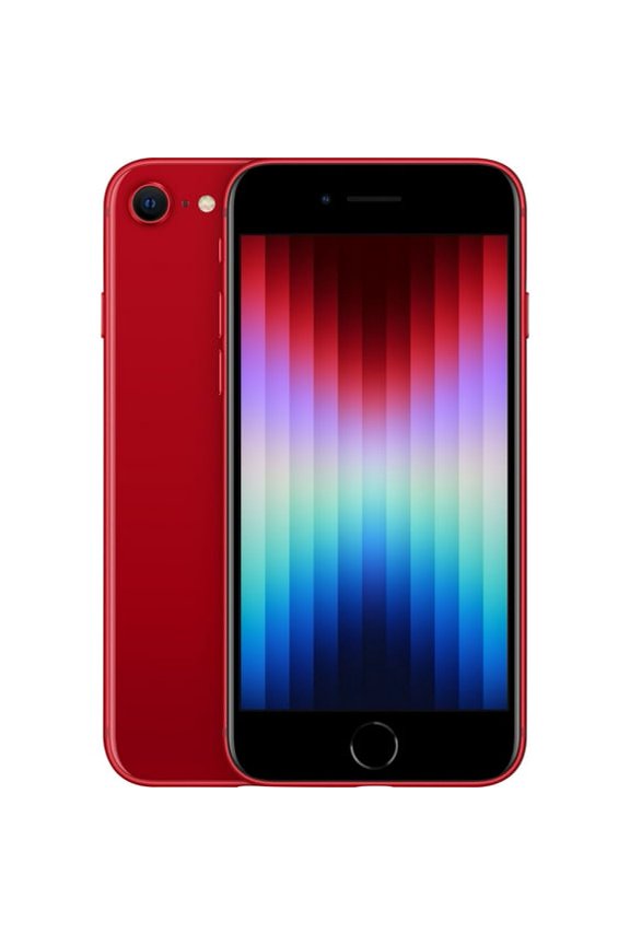 Pre-Owned No Plan-Unlocked Device, Apple, A2595, iPhone SE 2022, Cell Phone, 128GB 4GB RAM, Red