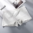 thumbnail image 2 of Women's Mid-waist Cotton Underwear Soft Boyshorts Ladies Breathable Panties Seamless Honeycomb Anti-bacterial Boxer Briefs, 2 of 2