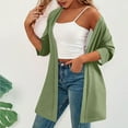 thumbnail image 6 of Women's Short Sleeve Open Front Cardigans Casual Fall Cardigan Blouses S-2XL, 6 of 6
