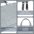 thumbnail image 6 of LLAYOO Waterproof Polyester 16" Laptop Briefcase, Gray, 6 of 7