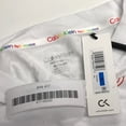 thumbnail image 5 of Calvin Klein Womens White Rainbow Logo Basic Cropped Relaxed T-Shirt Size XL $39, 5 of 5
