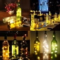 thumbnail image 4 of Luces de hadas de alambre de cobre con energía solar para botellas de vino, edición mejorada, ahorro de energía y protección del medio ambiente, para fiestas, bodas, 4 of 6