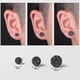 thumbnail image 5 of Pendientes de germanio con magnetología y linfa de Atheniz, pendientes de terapia magnética con tachuelas magnéticas Amo'thea Lymphactive, 4 pares, 10 mm, 5 of 5