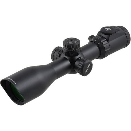 UTG 3-12X44 30mm Compact Scope, AO, 36-color Mil-dot, Rings - Walmart.com
