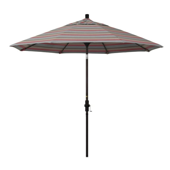 California Umbrella 9 ft. Sunbrella Aluminum Single Vent Tilt Market Umbrella