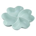 thumbnail image 2 of Plateau de Service pour Collations Plateau de Fruits Secs avec 4 Compartiments, Assiette de Service pour Collations Vert Clair, 2 of 8
