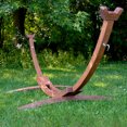 thumbnail image 2 of Support de Hamac en Arc de Pin Massif (10 Pieds/305 cm) - Marron, 2 of 6