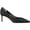 BLACK, variant on Womens Navy Padded Nina60 Pointy Toe Kitten Heel Slip On Leather Pumps 9 M