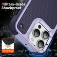 thumbnail image 4 of Decase Heavy Duty Case For Apple iPhone 15 6.1",Military Grade Drop Protection,Hybrid Anti-Scratch Shockproof Rugged Phone Shell Cover,for Women Men,for iPhone 15 - Lightpurple, 4 of 5