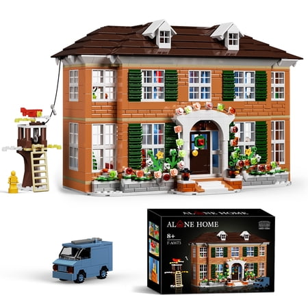 Aloned Movie House Building Blocks Set, Kevin's Home Hut Bricks Toys Boys and Girls Gifts(1138 Pcs)