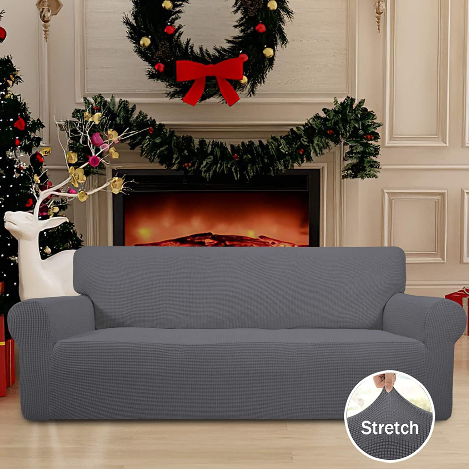 🎄Christmas Sale-30% OFF) Non Slip Soft Stretch Couch Sofa Cover