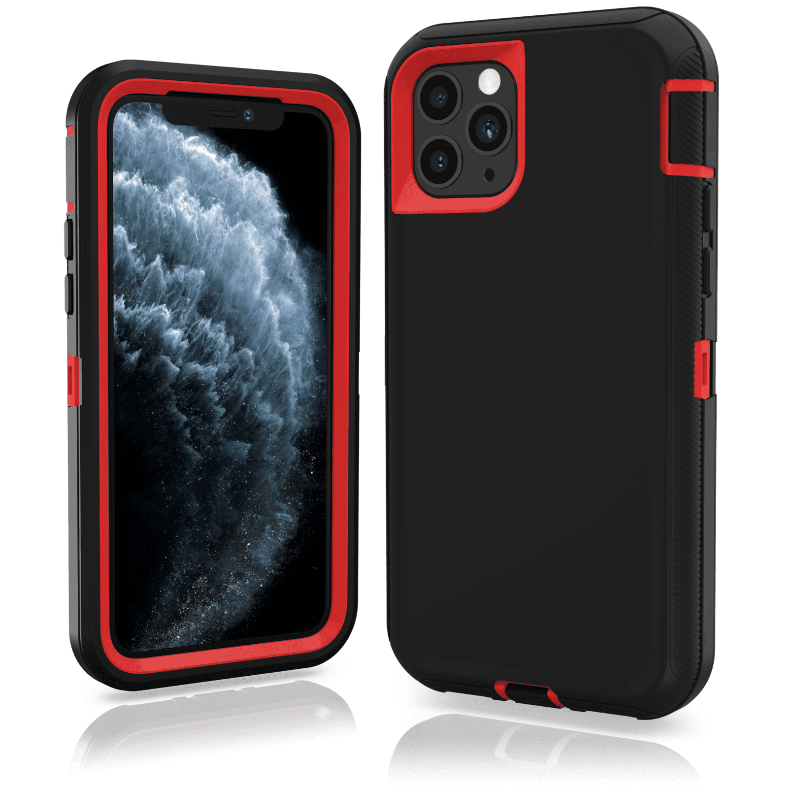 Case For Iphone 11 Pro Iphone 11 Pro Max Defender Case Fits Otter Box Multiple Color Cover Shell For Iphone 11 Black Red Walmart Com Walmart Com