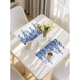 thumbnail image 5 of Blue Eucalyptus Placemats Set of 4, Weeping Botanical Watercolor Placemats for Dining Table, Place Mats for Kitchen Tabletop, Waterproof Wipeable Dining Table Mats Set, 5 of 9