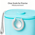 thumbnail image 5 of ACDANC 2026 New Baby Formula Dispenser,Portable Formula Dispenser Container with Scoop and Carry Handle for Travel for Baby Infant(Blue,4.72"Dx1"Wx3.93"H), 5 of 7