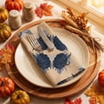 thumbnail image 2 of Sm:)e Pumpkin Fall Cloth Napkins Set of 6 Reusable Dinner Napkins, Washable Table Napkin for Wedding/Holiday Party/Baby Shower 18"x18", 2 of 8