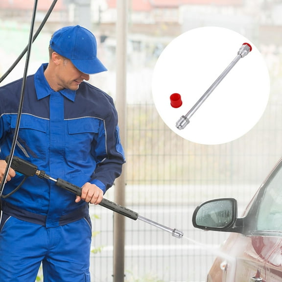 GOOHOCHY Stainless Steel Extension Pole for Paint Sprayer Silver Color High Strength Not Easy to Deform 1 Piece