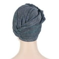 thumbnail image 3 of 6 Colors Women Turban, Fashion Elastic Bow Headwrap Cap for Daily Wear 1Pc, 3 of 8