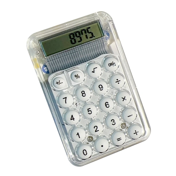 Mini Calculadora Candy Para Niñas, Niños, Estudiantes, Estilo Lindo, Pantalla Precisa De 8 Dígitos, Uso Multifuncional Compacto Y Portátil, Diseño único