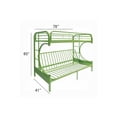 thumbnail image 5 of HomeStock African Artistry Twin/Full/Futon Bunk Bed, Green, 5 of 5